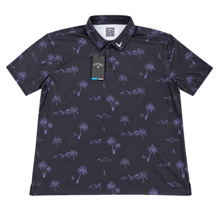 Callaway Golfers Shirt Men's - Black/Palm