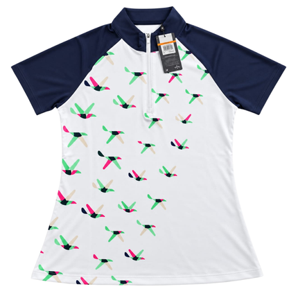 Callaway Golfers Shirt Ladies - Birds/White - SA GOLF ONLINE