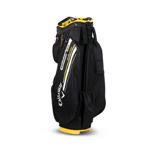 Callaway Chev 14+ Cart Bag - Black/Yellow - SA GOLF ONLINE