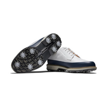 Load image into Gallery viewer, FJ Premiere Field LX Golf Shoe - White/Navy - SA GOLF ONLINE