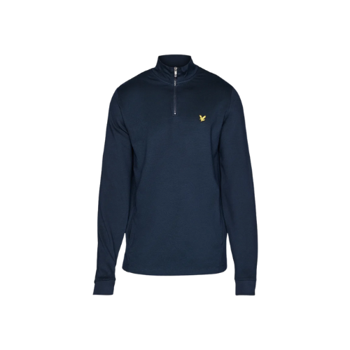 Lyle & Scott Fly Fleece 1/4 Zip - Dark Navy - SA GOLF ONLINE