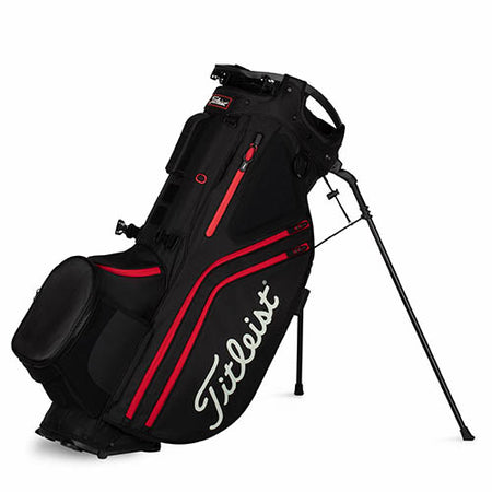 Titleist Hybrid 14 Stand Bag - Black/Red - SA GOLF ONLINE