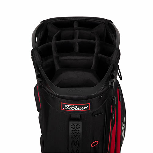 Titleist Hybrid 14 Stand Bag - Black/Red - SA GOLF ONLINE