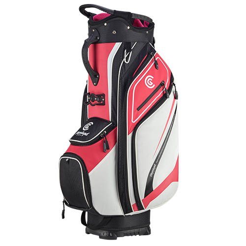 Cleveland Friday Cart Bag – Pink/White/Black - SA GOLF ONLINE