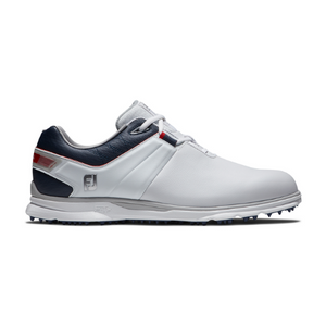 Footjoy ProSL Golf Shoes - White/Navy/Red - SA GOLF ONLINE