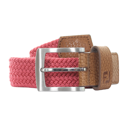 FJ Braided Belts - Pink - SA GOLF ONLINE