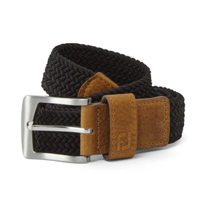 FJ Braided Belts - Black - SA GOLF ONLINE